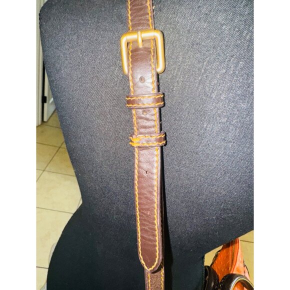 Dooney & Bourke Orange Satchel - Picture 6 of 10